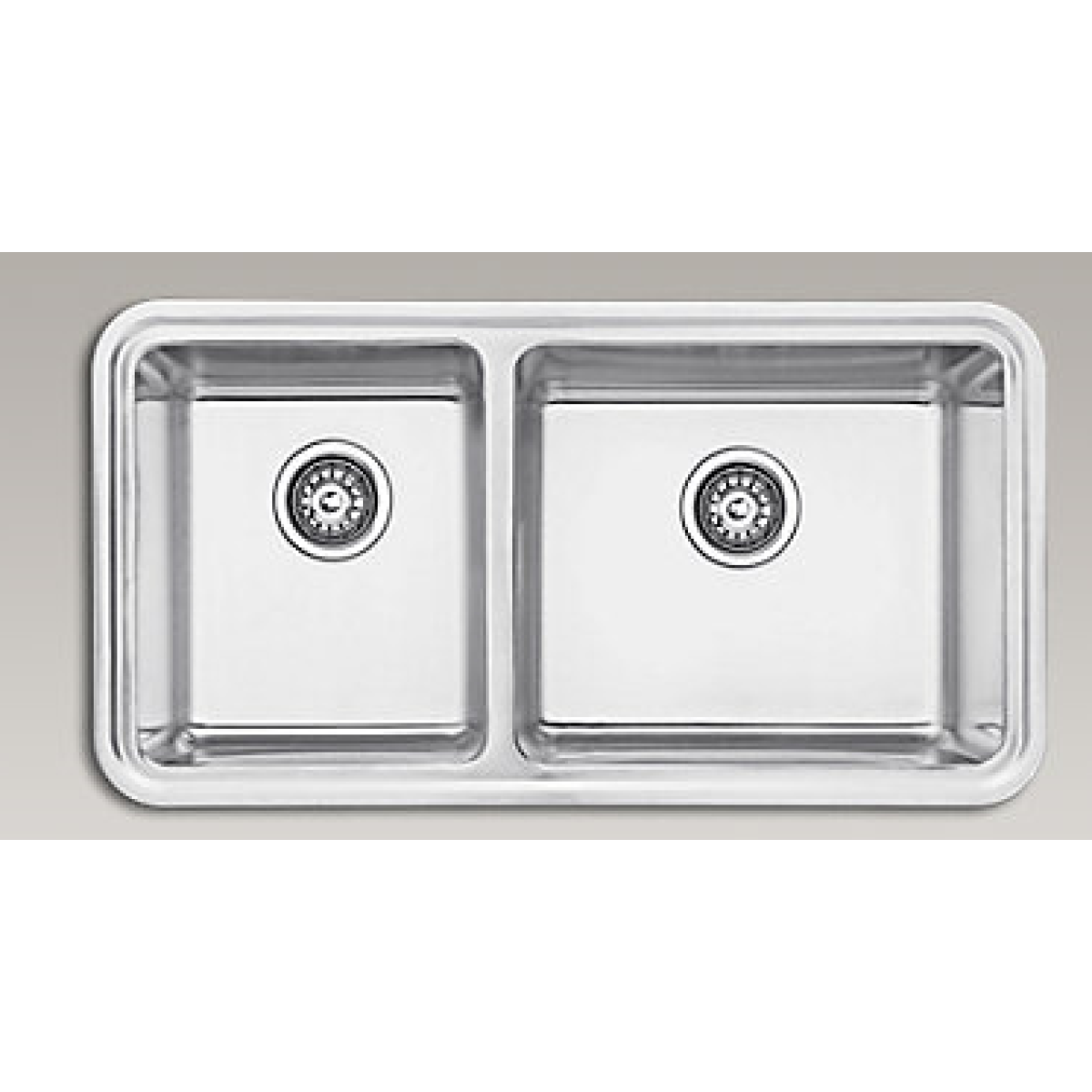 Kohler K-3664T-H-NA PROLOGUE 大小槽 台上/台下雙用廚盆